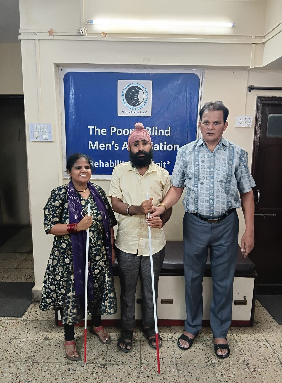 Distribution of White Cane to visually impaired from the community of Blind individuals