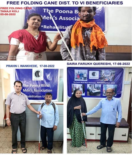 Distribution of White Cane to visually impaired from the community of Blind individuals